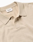 FORÉT POLO SEA COTTON LINEN SS OATMEAL