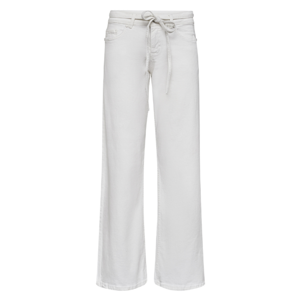 SISTERS POINT JEANS ONEA-BELT.JE4 WHITE