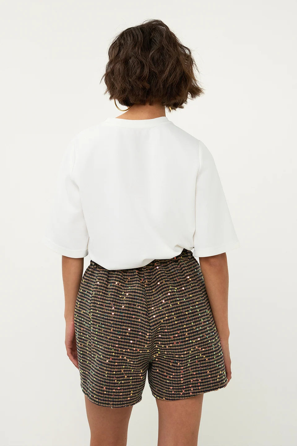 STUDIO AMAYA SHORT GLOW PAILLETTEN MULTI PRINT