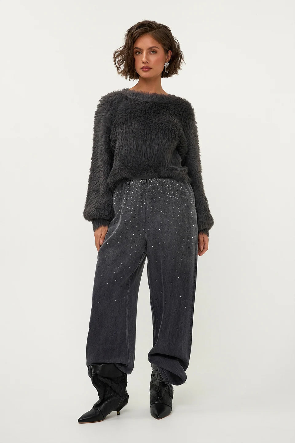 STUDIO AMAYA PULLOVER DOL KNITWEAR BOXY GREY