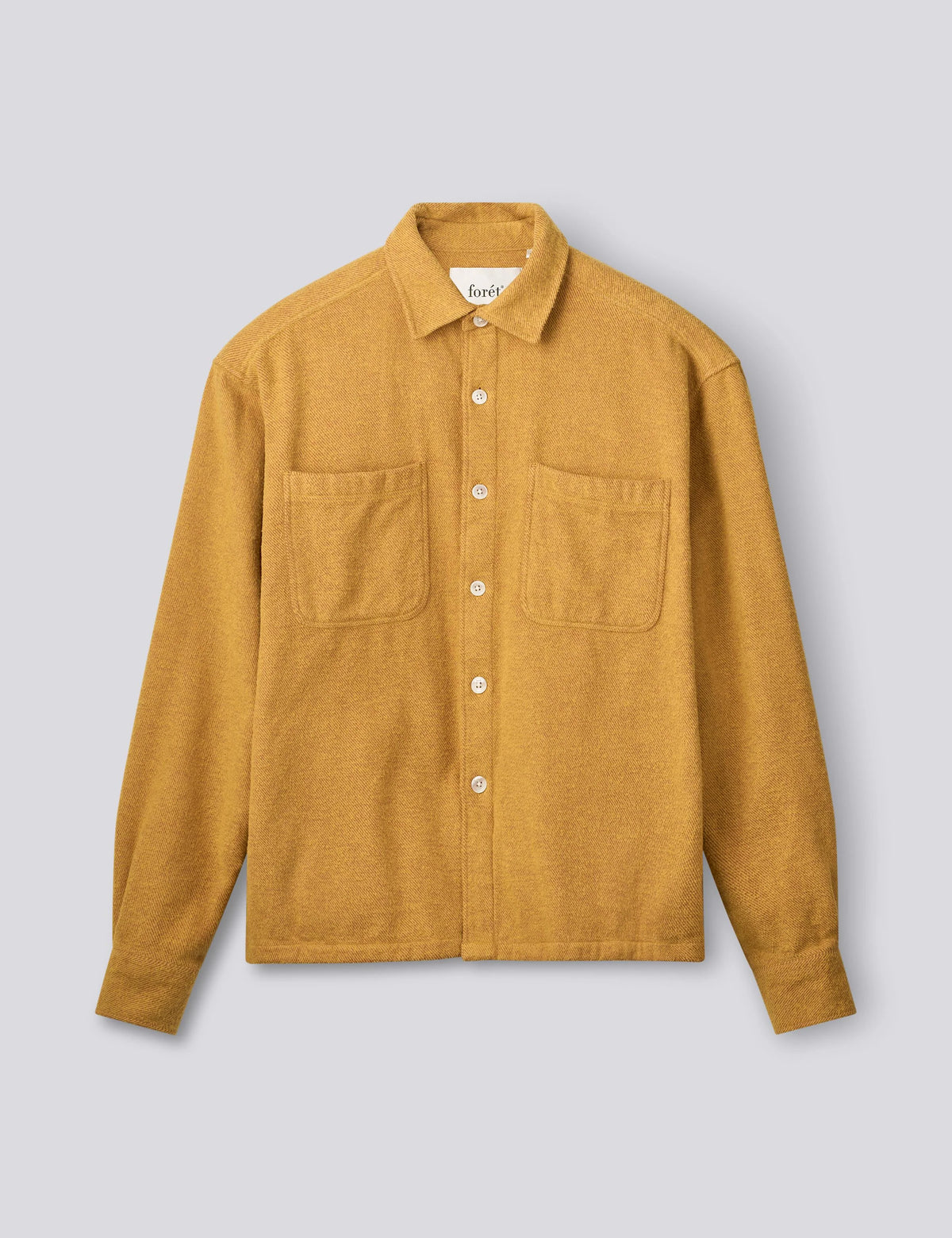 FORÉT OVERSHIRT MOON RELAXED FIT YELLOW