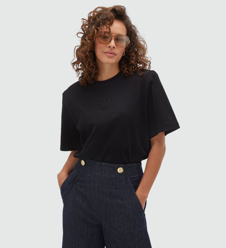 JOSH V BODY JV-POPPY OVERSIZED BLACK