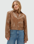 JOSH V JACKET JV-PEADEN BOMBER LAKLOOK COGNAC