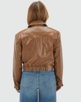 JOSH V JACKET JV-PEADEN BOMBER LAKLOOK COGNAC