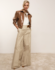 JOSH V JACKET JV-PEADEN BOMBER LAKLOOK COGNAC