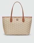 JOSH V TAS JV-HUDA SHOPPER MET LOGOPRINT BEIGE