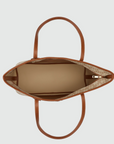 JOSH V TAS JV-HUDA SHOPPER MET LOGOPRINT BEIGE