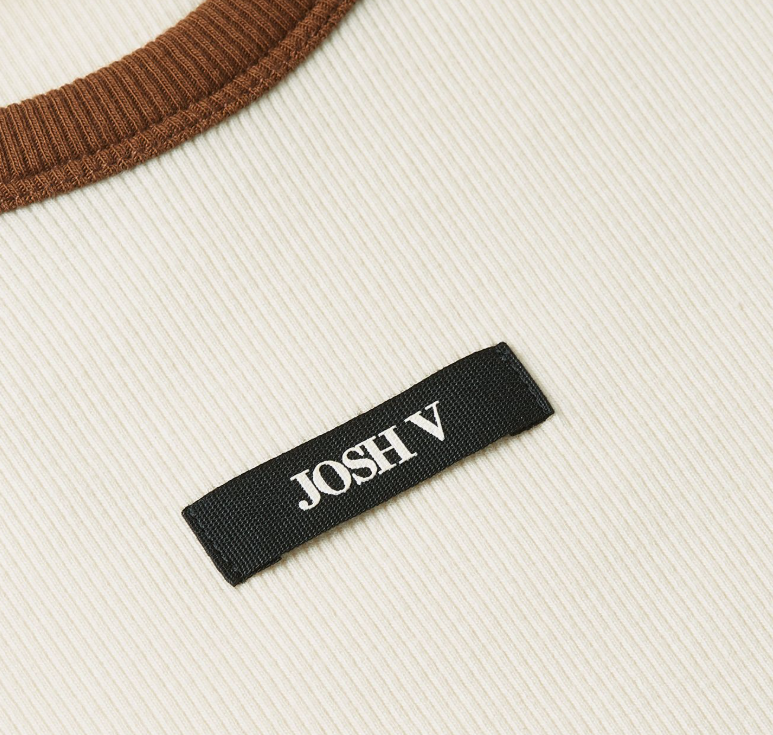 JOSH V T-SHIRT JV-CODY SLIM FIT MET LOGO CLOUD WHITE