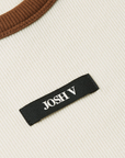 JOSH V T-SHIRT JV-CODY SLIM FIT MET LOGO CLOUD WHITE