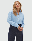 JOSH V BLOUSE JV-SISSIE OVERSIZED MET STREPEN BLUE STRIPE