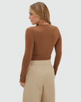 JOSH V BODY JV-WYREN SLIM FIT COGNAC