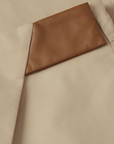 JOSH V PANTS JV-VEN MID RISE WIDE LEG PANTALON BEIGE