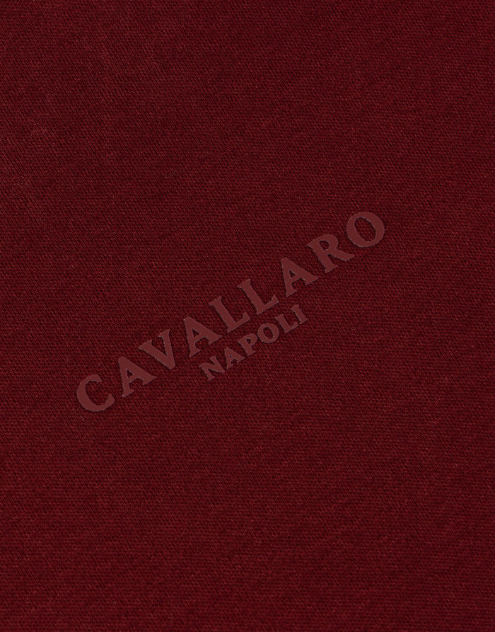 CAVALLARO T-SHIRT LUCIANO TEE WINE RED