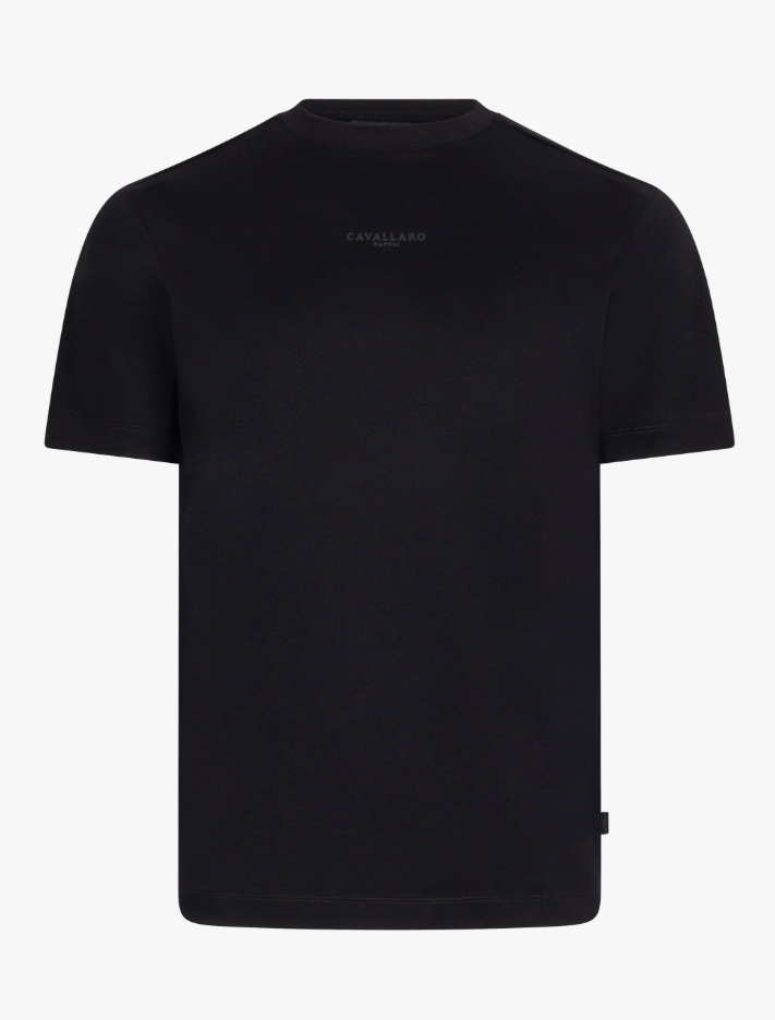 CAVALLARO T-SHIRT LUCIANO TEE BLACK