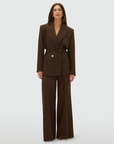 JOSH V BLAZER JV-DEE OVERSIZED BROWN