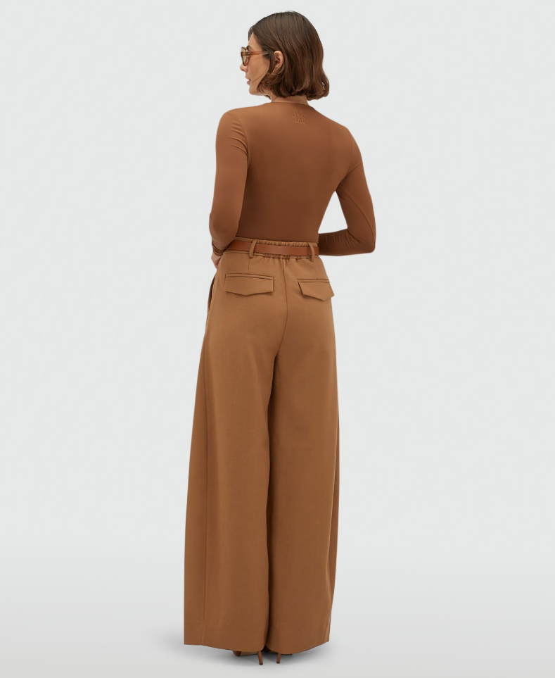 JOSH V PANTS JV-KYLE HIGH WAISTED BALLOON FIT COGNAC