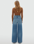 JOSH V JEANS JV-GLORIA HIGH WAISTED WIDE LEG BLUE DENIM