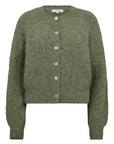 A-VIEW VEST SOFT KNIT CARDIGAN DUSTY GREEN