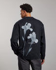 AEDEN SWEATER TOINE LONG-SLEEVE TEE BLACK