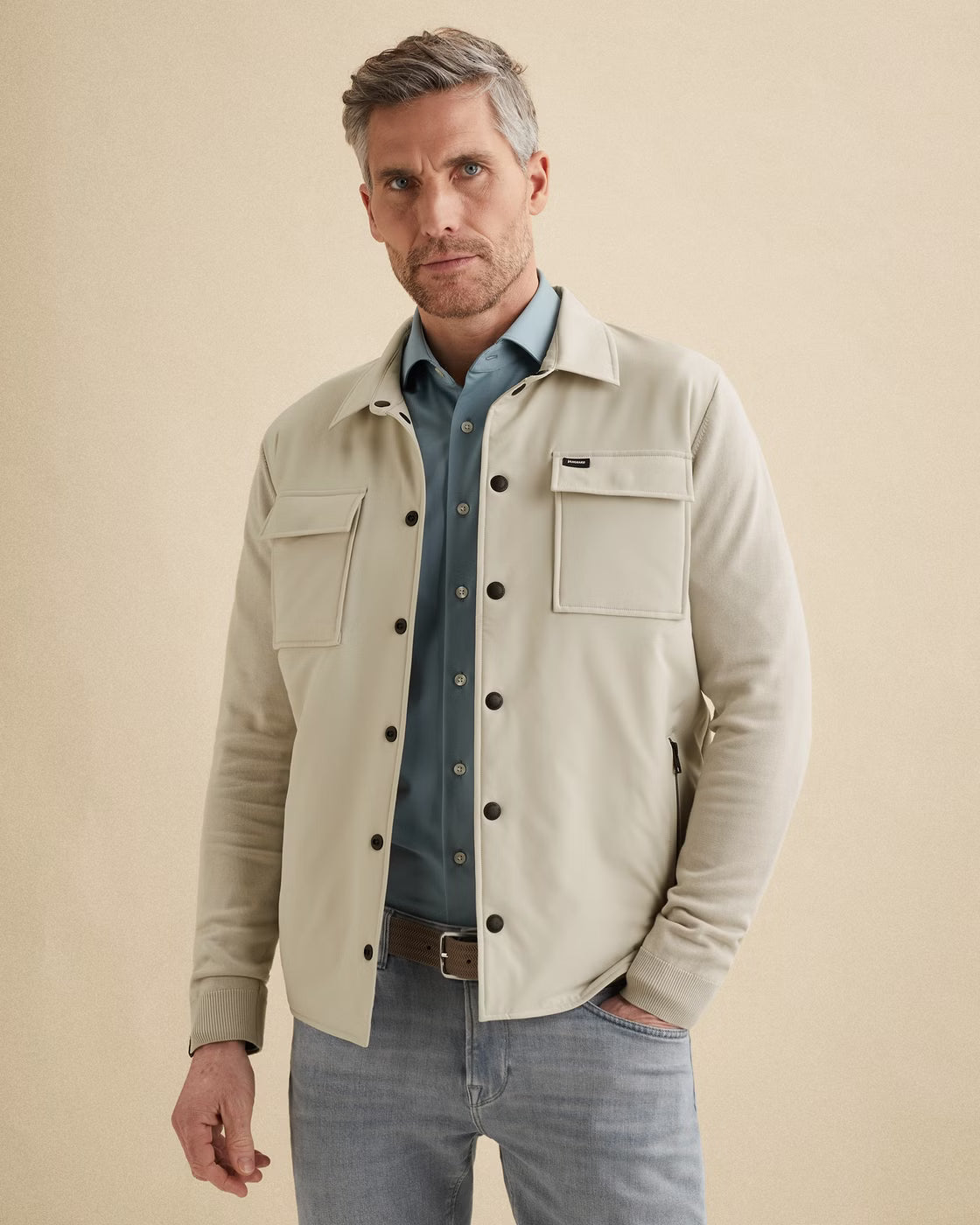 VANGUARD OVERSHIRT BUTTON JACKET COTTON MODAL MOONSTRUCK