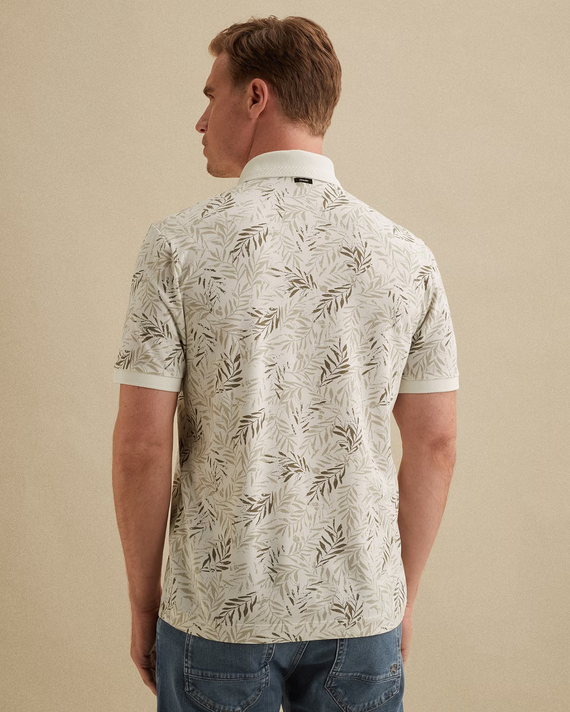 VANGUARD POLO STRETCH PIQUE BLEND CLOUD DANCER