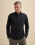 VANGUARD OVERHEMD ELEVATED CF OXFORD JERSEY SKY CAPTAIN