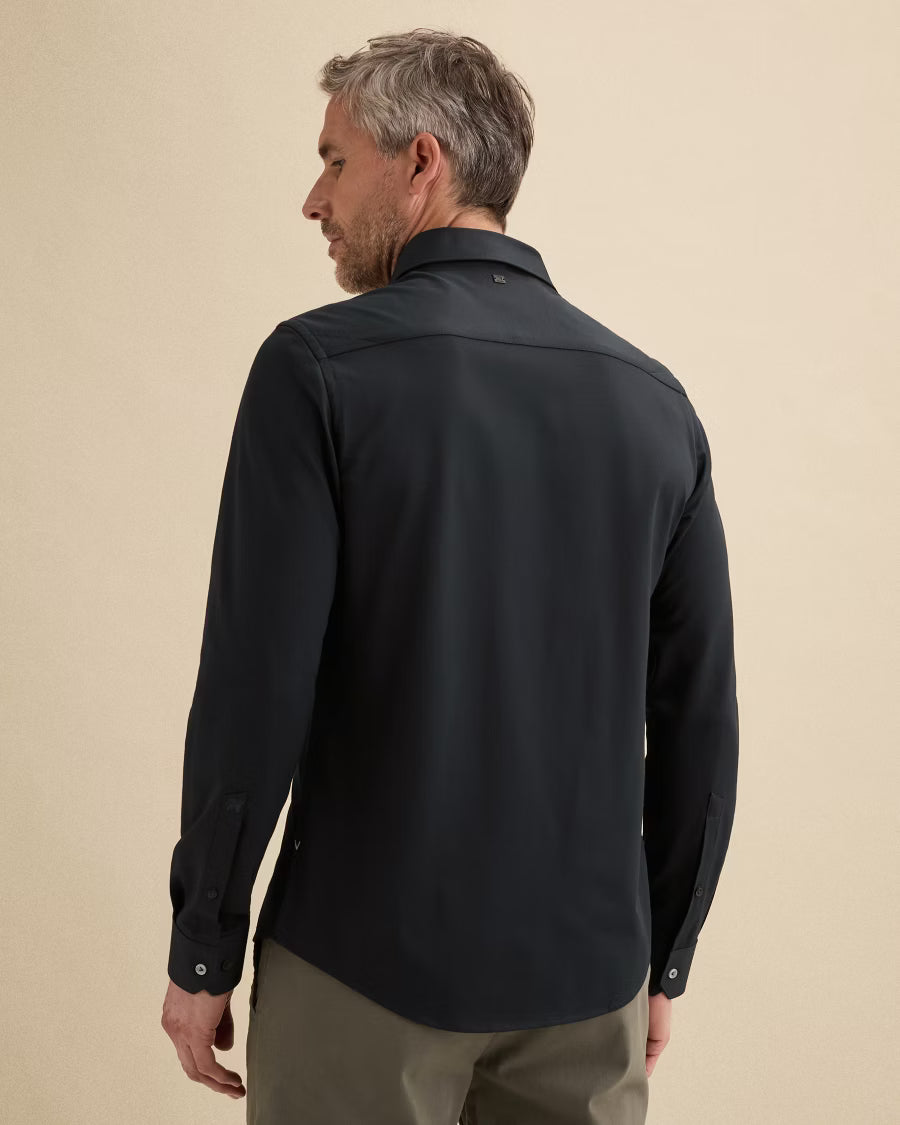 VANGUARD OVERHEMD ELEVATED CF OXFORD JERSEY SKY CAPTAIN