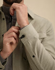 VANGUARD OVERSHIRT BRUSHED MELANGE TWILL FOREST FOG
