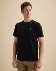 VANGUARD T-SHIRT R-NECK COTTON ELASTAN JERSEY SKY CAPTAIN