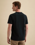 VANGUARD T-SHIRT R-NECK COTTON ELASTAN JERSEY SKY CAPTAIN