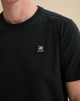 VANGUARD T-SHIRT R-NECK COTTON ELASTAN JERSEY SKY CAPTAIN