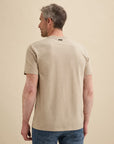 VANGUARD T-SHIRT R-NECK COTTON ELASTAN JERSEY STRETCH SILVER LINING