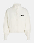 PENN&INK N.Y VEST RIB JACKET CARDIGAN ECRU