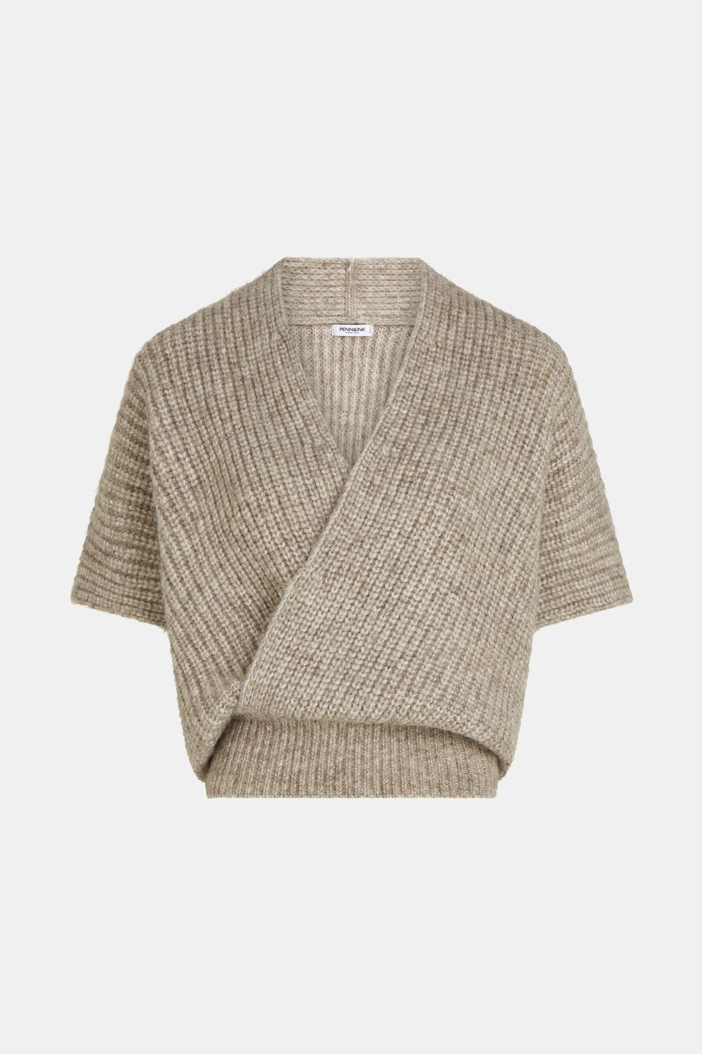 PENN&amp;INK N.Y PULLOVER JUMPER BROWN MELANGE