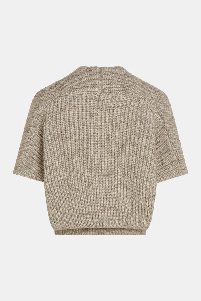 PENN&amp;INK N.Y PULLOVER JUMPER BROWN MELANGE