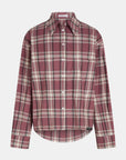 PENN&INK N.Y BLOUSE RED CHECK
