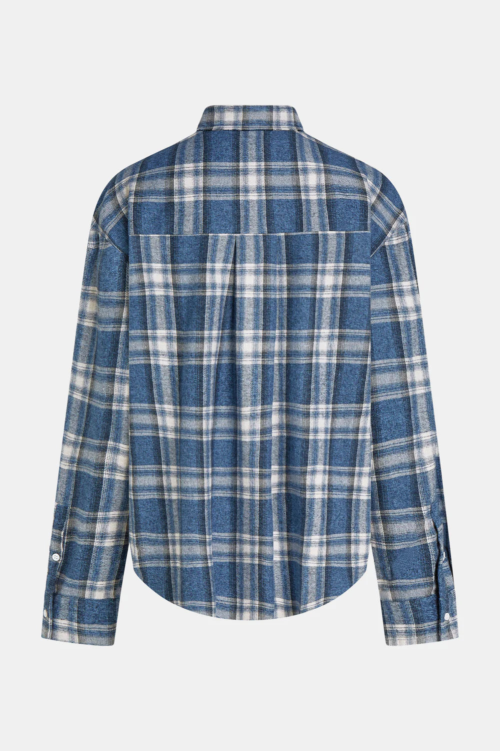 PENN&amp;INK N.Y BLOUSE BLUE CHECK