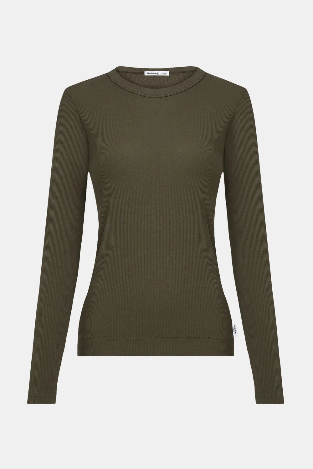 PENN&amp;INK N.Y TOP LONGSLEEVE TABAC