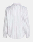 PENN&INK N.Y BLOUSE AUBERGINE STRIPED