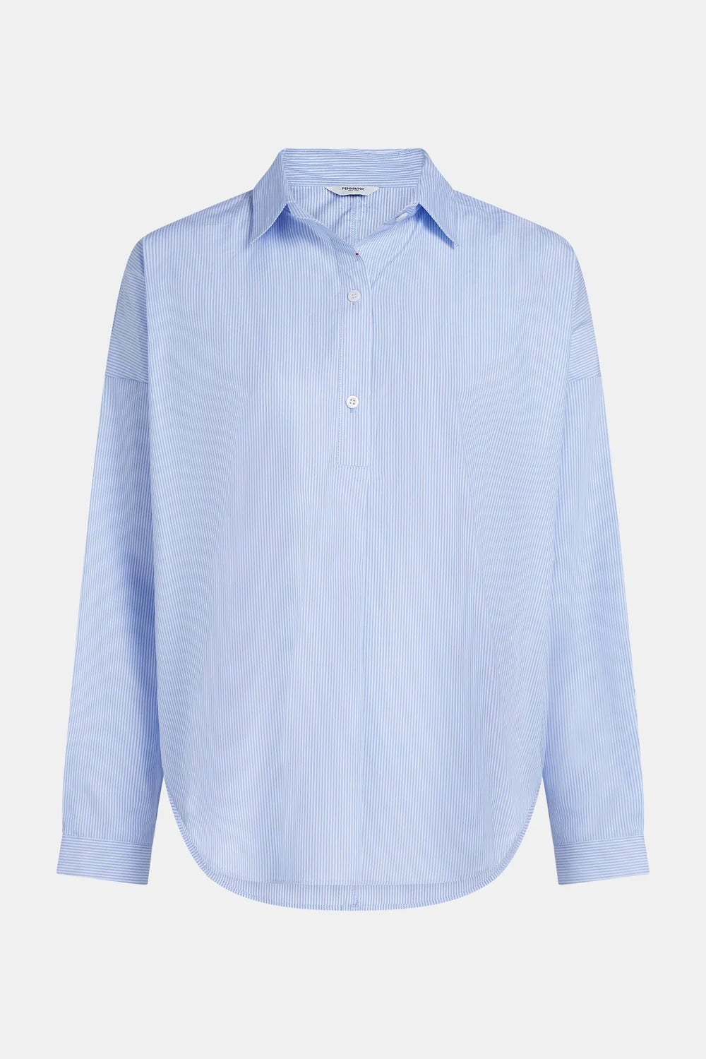 PENN&amp;INK N.Y BLOUSE LIGHT BLUE STRIPED