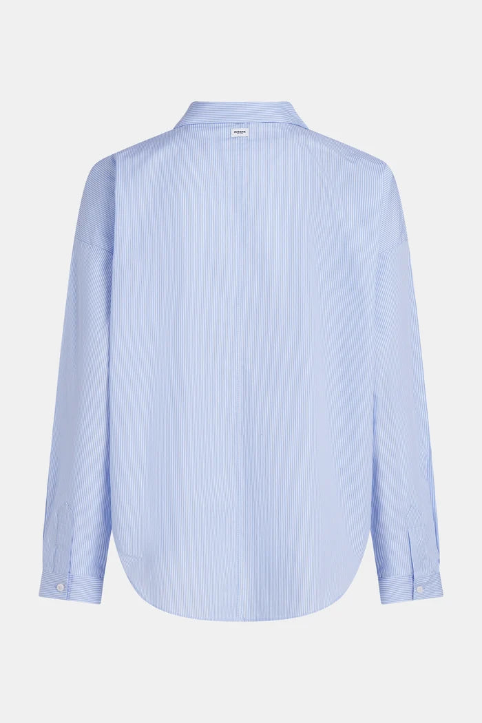 PENN&amp;INK N.Y BLOUSE LIGHT BLUE STRIPED