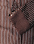 COLOURFUL REBEL BLOUSE ILLY STRIPED BROWN