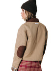 COLOURFUL REBEL JAS MALOU TWILL COACH JACKET CAMEL
