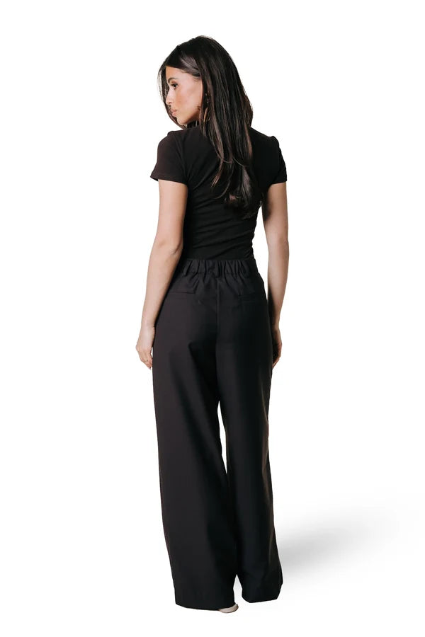 COLOURFUL REBEL PANTS MAGGY TAILORED BROWN
