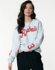 COLOURFUL REBEL SWEATER REBEL 33 LIGHT GREY MELANGE