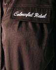 COLOURFUL REBEL BLOUSE GWYNETH SHELL TOP WARM BROWN