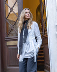 COSTER COPENHAGEN BLOUSE WRAP DRESS WHITE