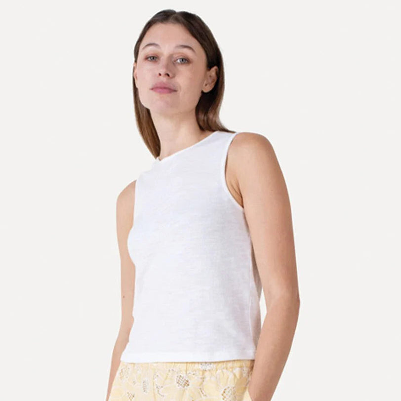 ANOTHER-LABEL TOP ABELIA OFF WHITE