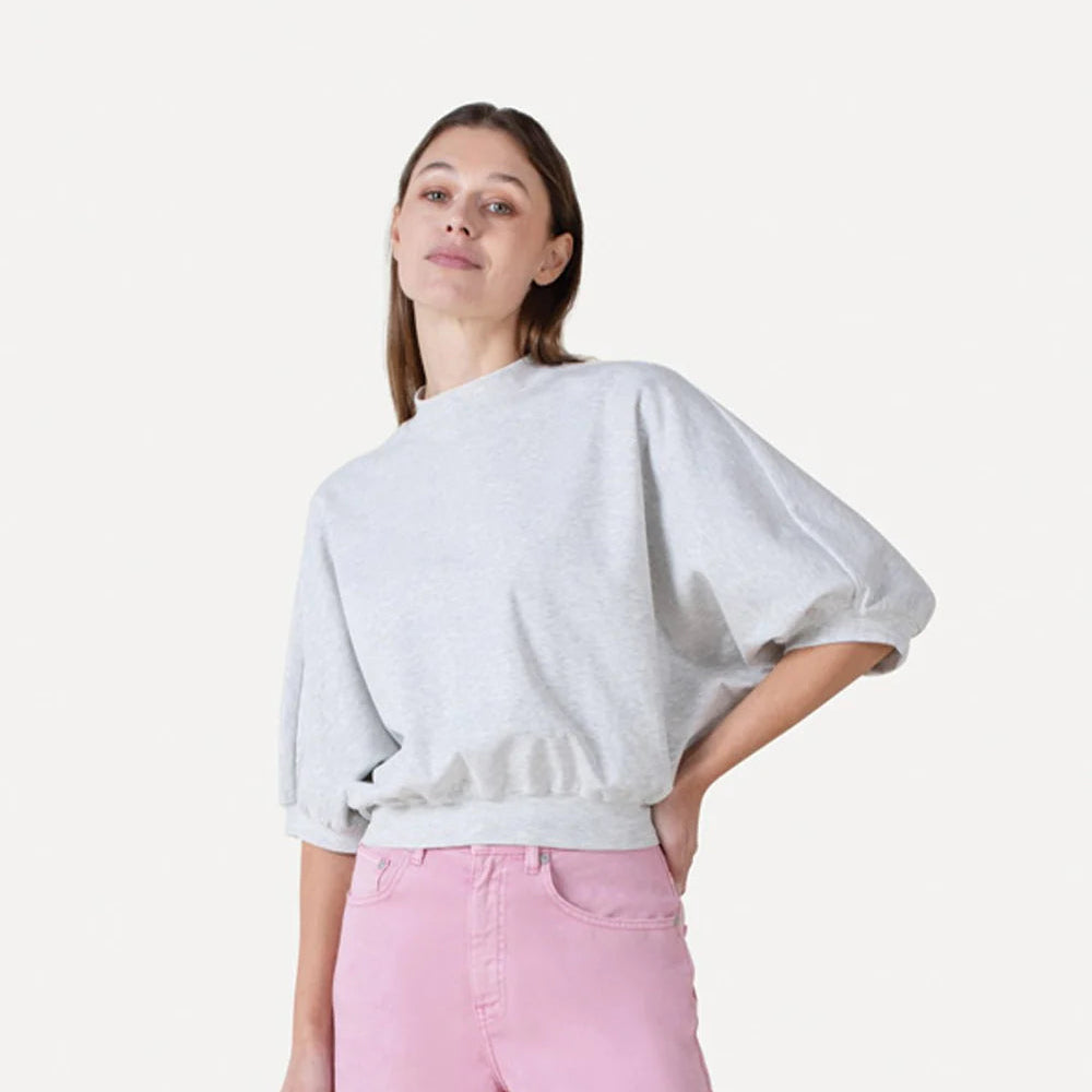 ANOTHER-LABEL T-SHIRT AMICE TEE GREY MELEE