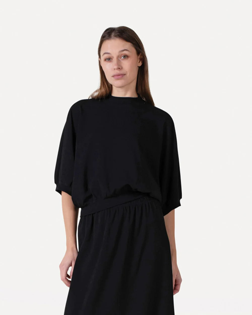 ANOTHER-LABEL T-SHIRT AMICE TEE BLACK